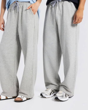 Wide-Leg Sweat Pants